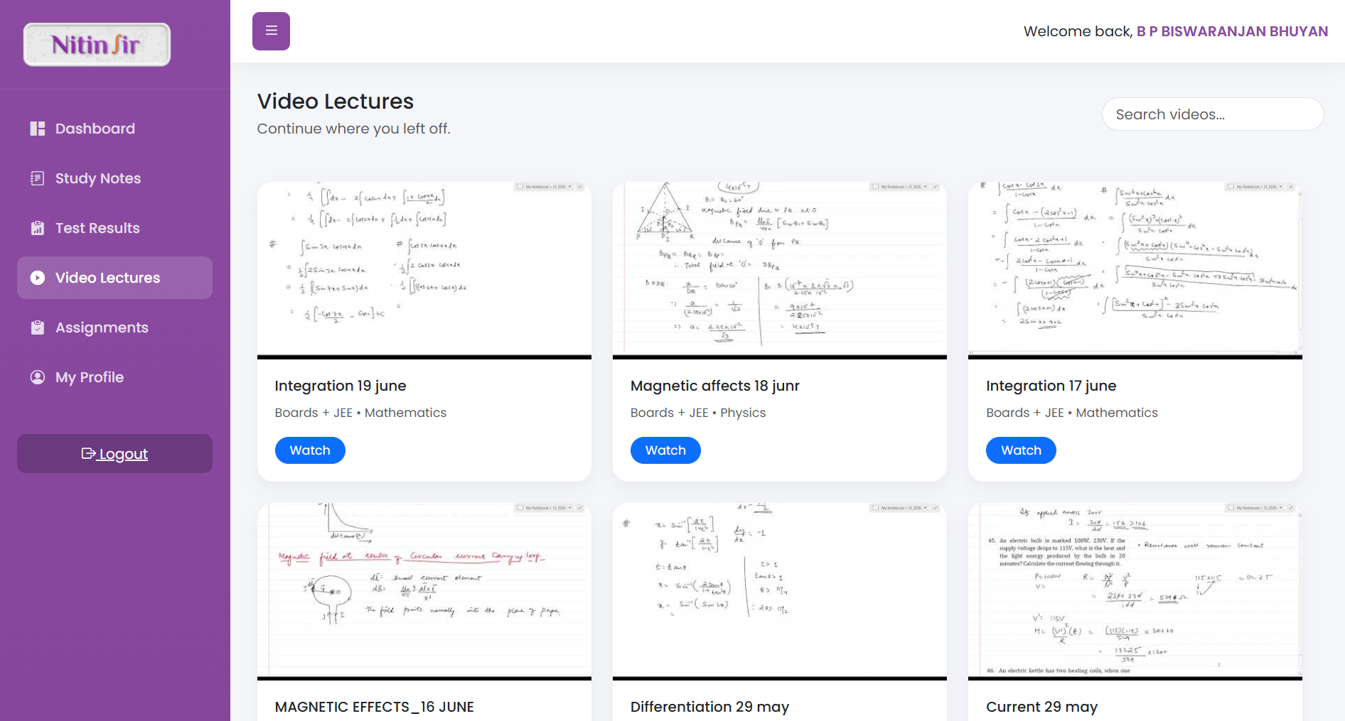 Student Videos